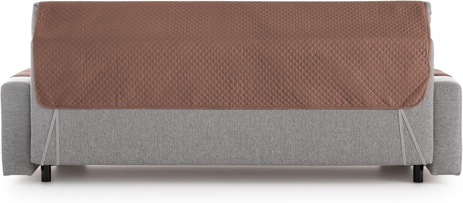 Thumbnail 2 de Textilhome Funda Adele 2 Plazas Reversible Marrón 🛋