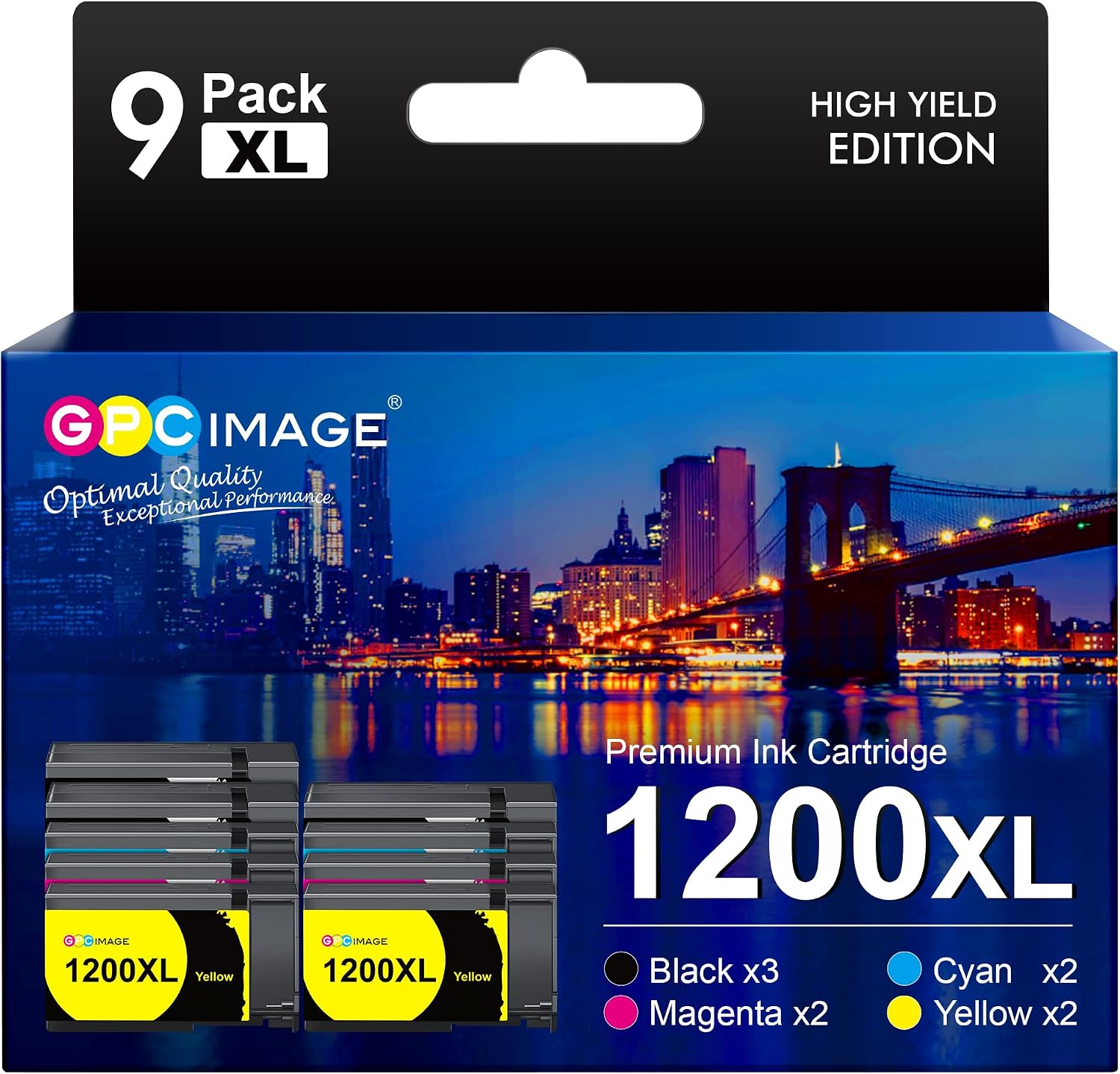 Detalle de GPC Image Compatible Ink Cartridges 1200XL
