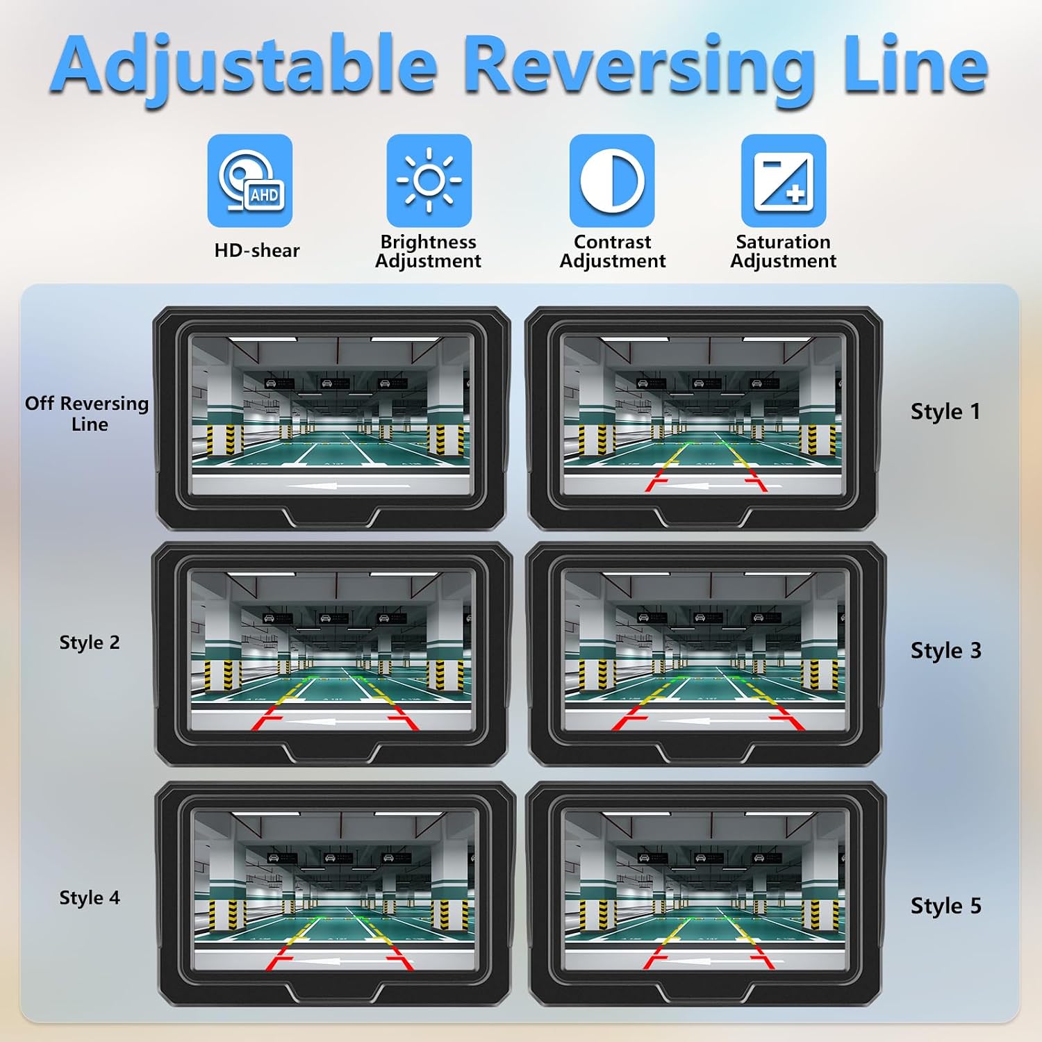 Thumbnail 4 de Reversing Camera Kit AHD 1080P 4.3" Monitor