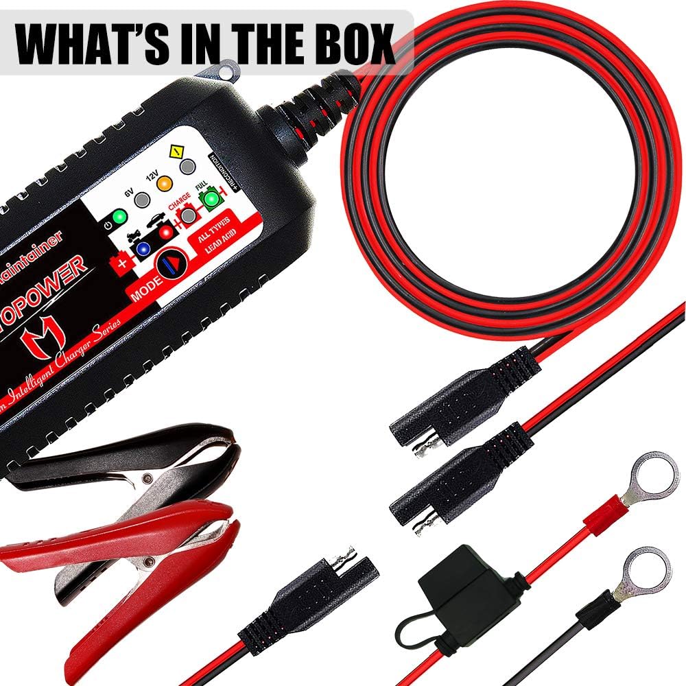 Thumbnail 6 de MOTOPOWER MP00207-FR Chargeur Intelligent 6V/12V – Mainteneur Automatique avec Mode de Récupération
