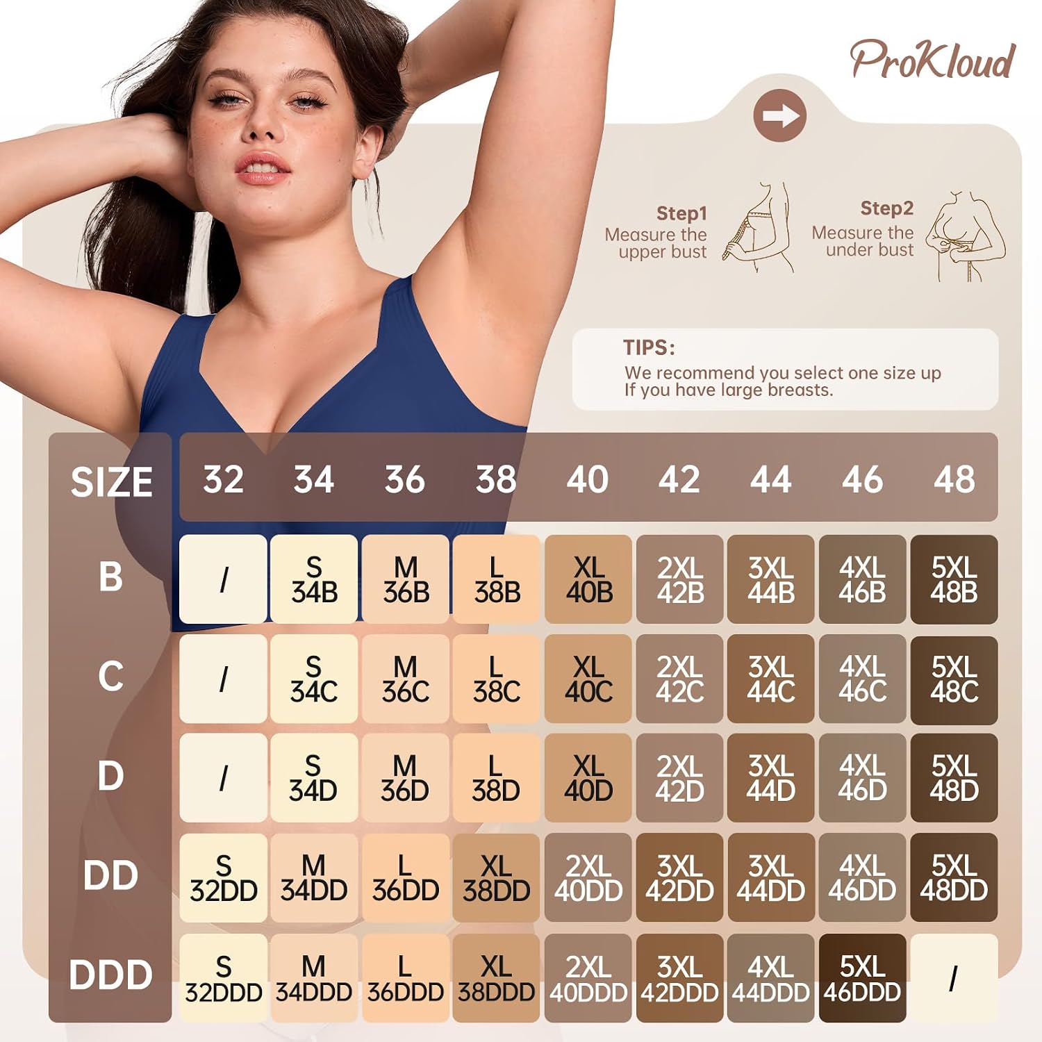 Thumbnail 6 de ProKloud Wireless Bra, Nylon Blend