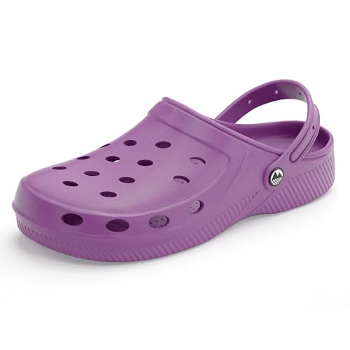 Detalle de Lakeland Active Women's Silloth Lightweight Ventilated Clogs – Purple (UK 6)