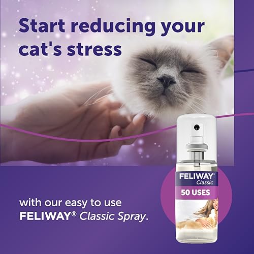 Detalle de Feliway Classic Cat Calming Odourless Spray, 60ml