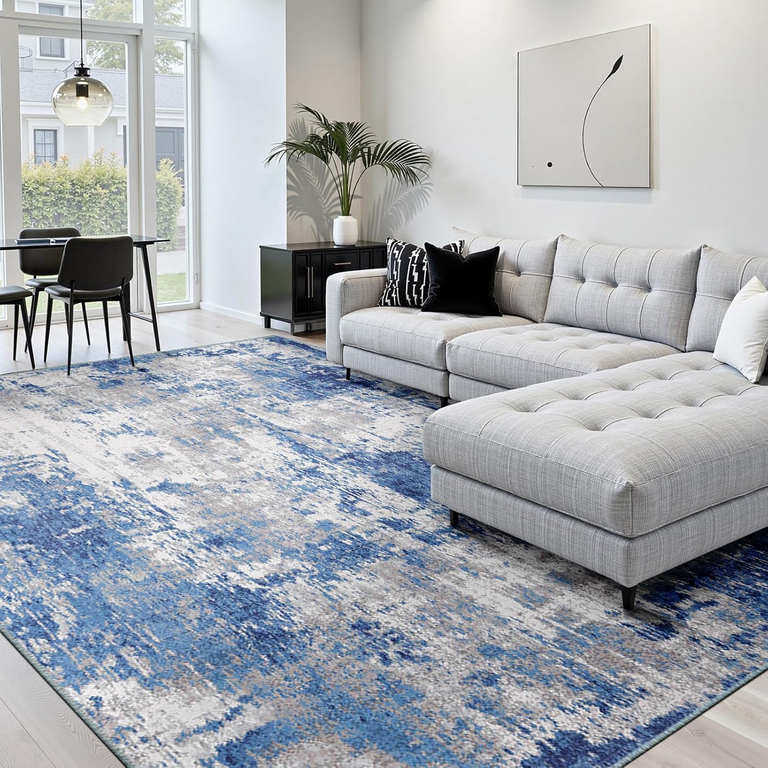 Thumbnail 1 de RELEANY Washable Area Rug 5'x7' 🏡