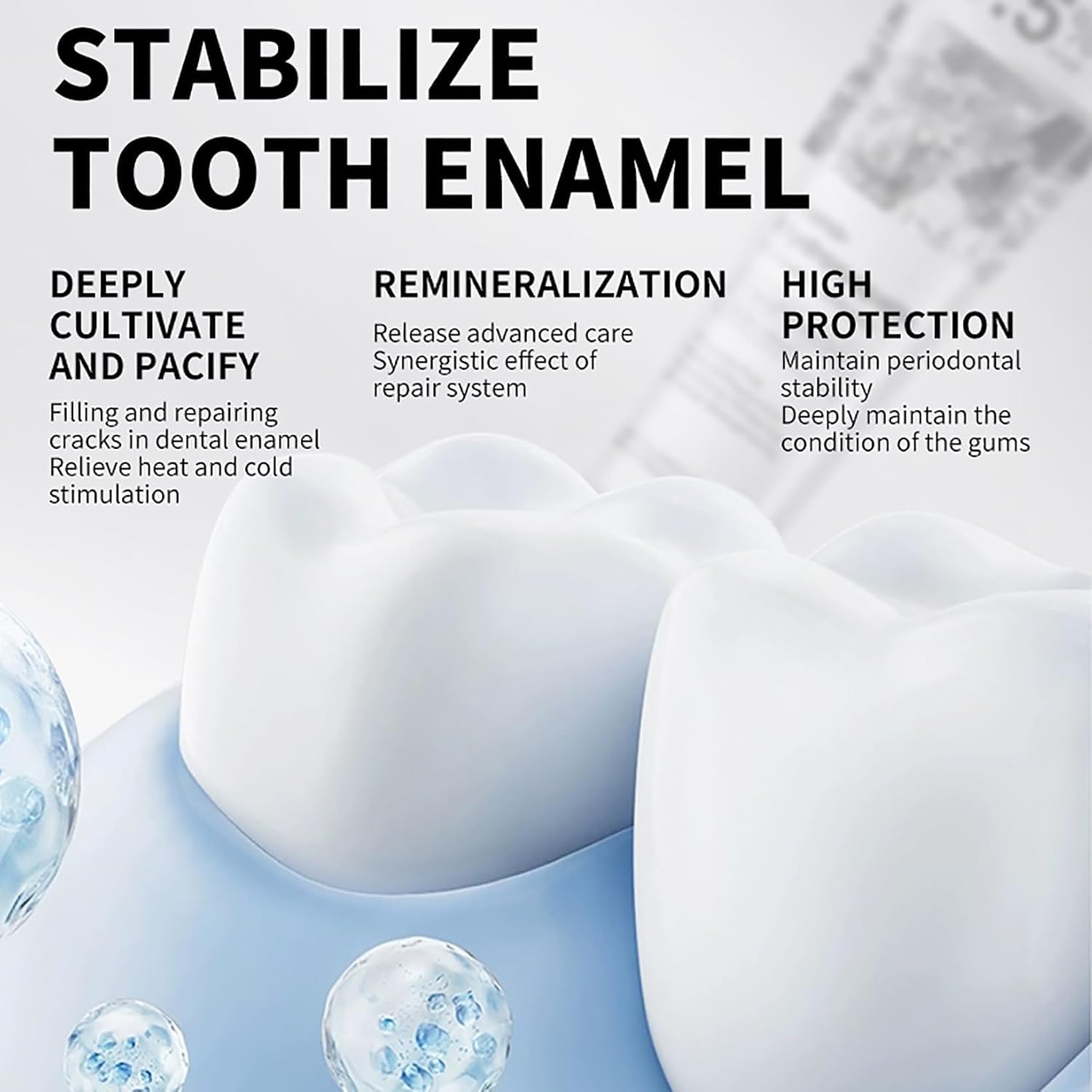 Detalle de Ayzololo 7.5% Hydroxyapatite Toothpaste for Advanced Enamel Protection — Gentle, Fluoride-Free, Fresh Mint (Pack of 2)