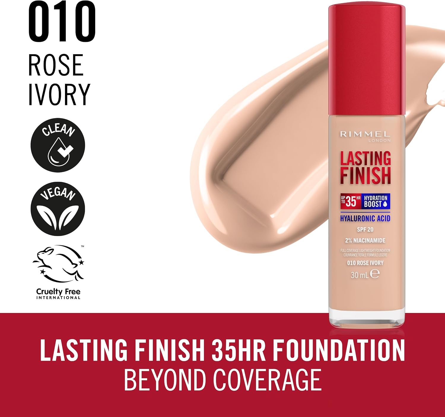 Detalle de Rimmel Lasting Finish 35 Hour 30 ml fondotinta