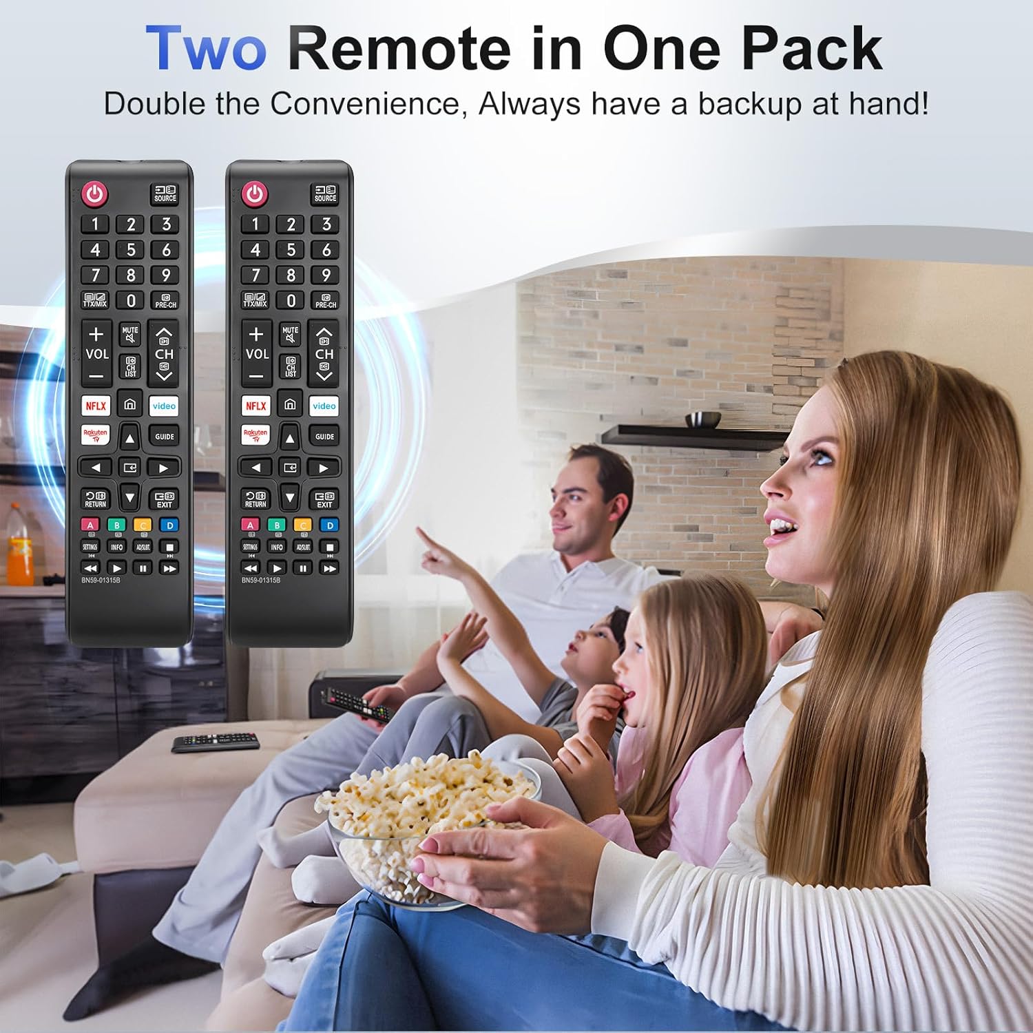 Thumbnail 1 de 2er-Pack Universalfernbedienung für Samsung TV