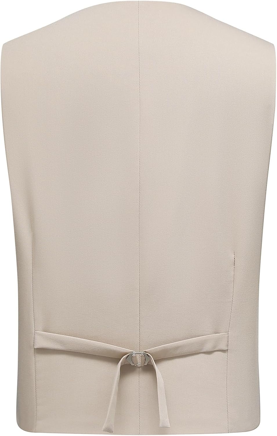 Detalle de Allthemen Costumes Hommes Mariage 3 Pièces – Veste Formelle 2 Boutons Élastique, Gilet et Pantalon en Couleur Unie