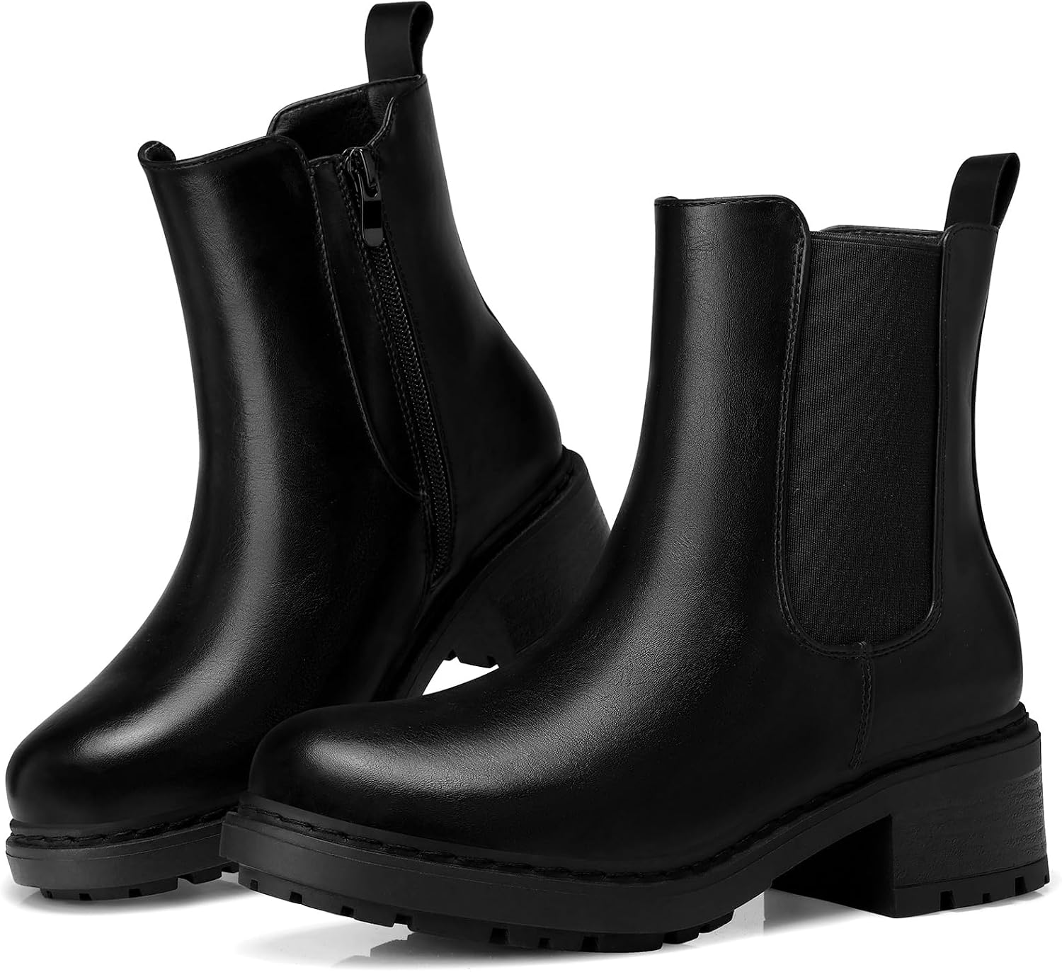 Detalle de SHIBEVER Chelsea Boots, 1.89-Inch Platform