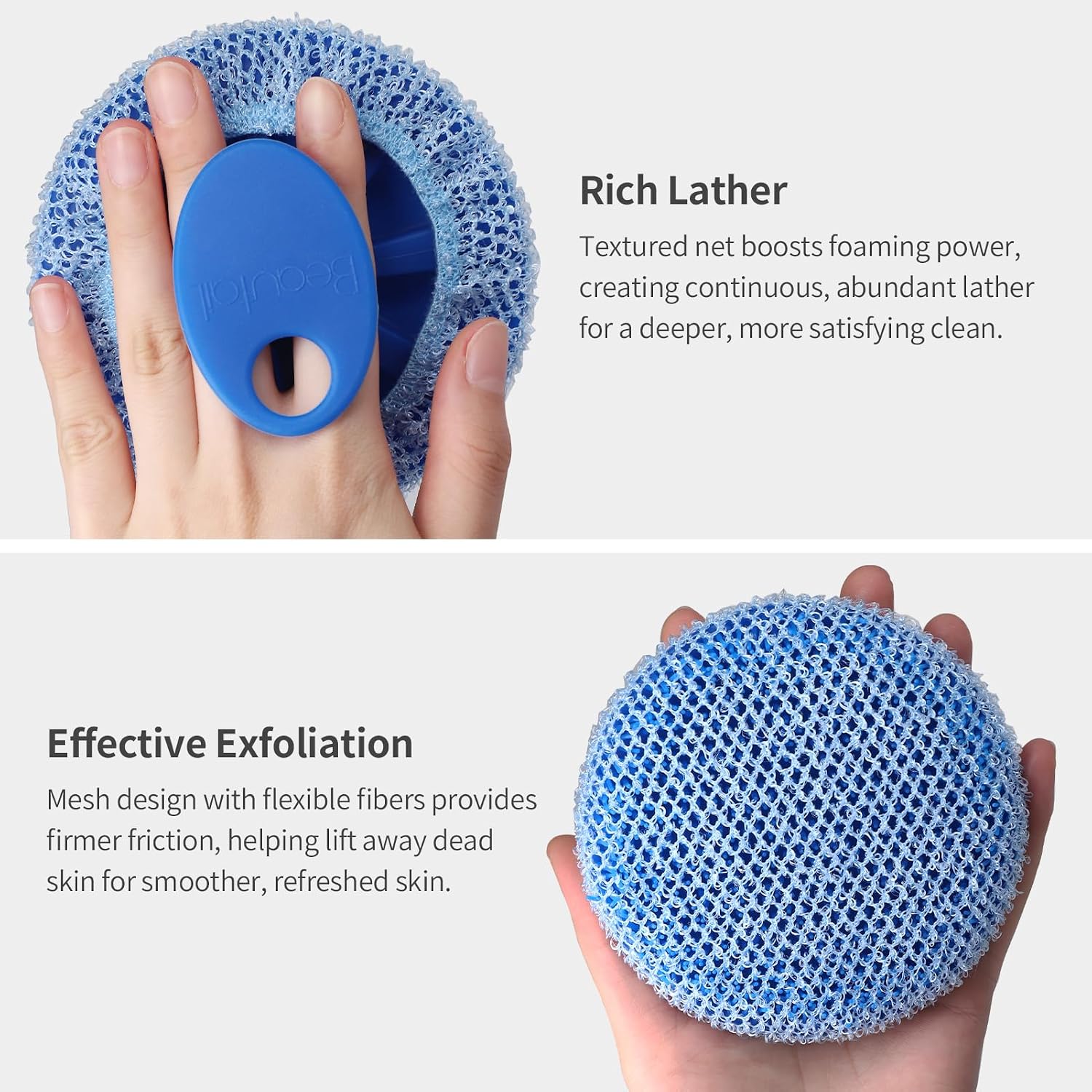 Thumbnail 3 de BEAUTAIL Silicone Body Scrubber 4 Pack