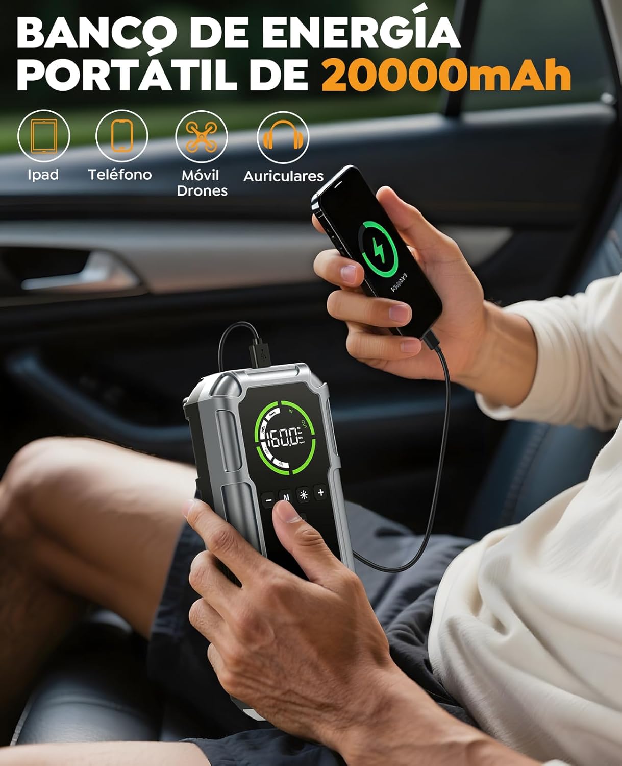 Thumbnail 5 de Arrancador de Baterías 8000A con Compresor 160 PSI