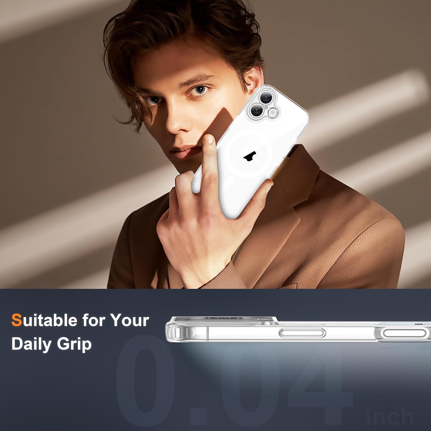 Thumbnail 6 de ORETECH Cover Magnetica per iPhone 17 da 6,3'': protezione trasparente con duo vetro temperato, compatibile MagSafe