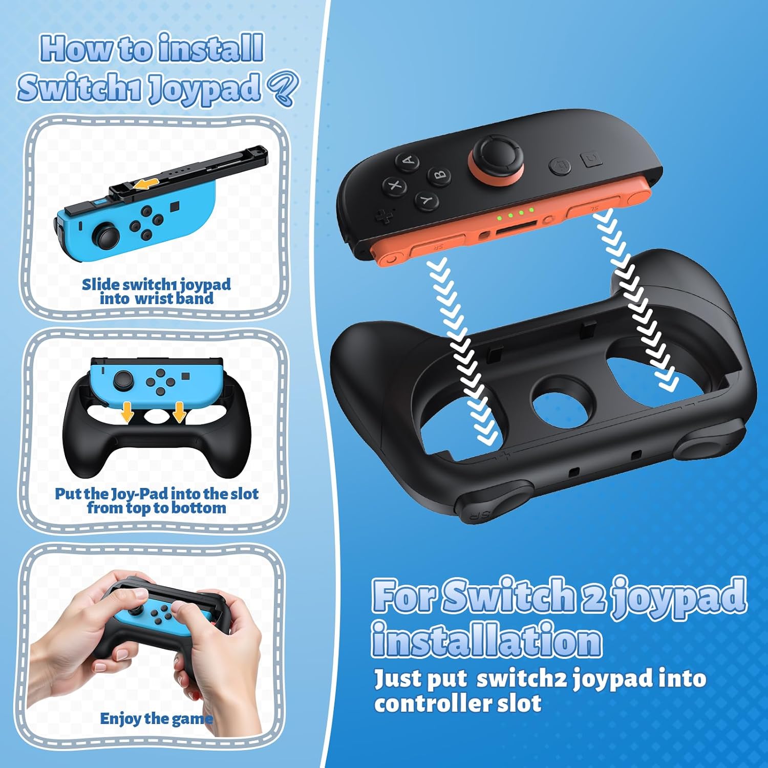 Thumbnail 6 de FASTSNAIL Switch 2/1 Griffe Controller, 2er Schwarz