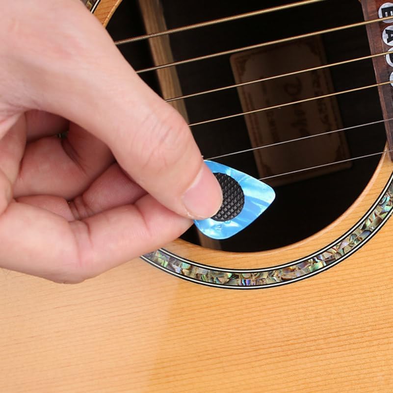 Thumbnail 6 de SUPVOX 56C3R56T16J9HB2ZL Guitar Pick Grip Pads, Self-Adhesive Rubber, Black, 20-Pack