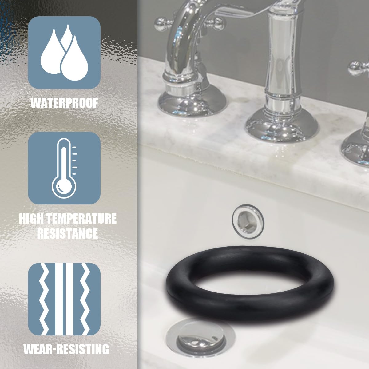 Thumbnail 5 de Innfeeltech O-Ringe 20 × 2,4 mm – 100 Stück Nitrilkautschuk Dichtungen für Küche, Bad und Waschmaschine