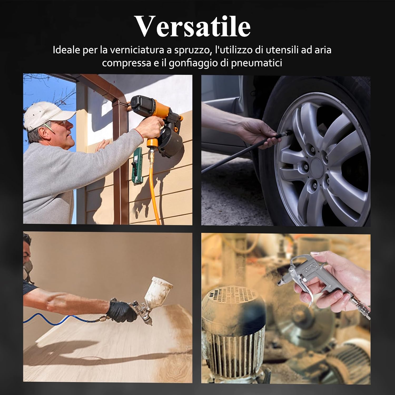 Thumbnail 6 de HYCHIKA Compressore 24 L silenzioso 🛠