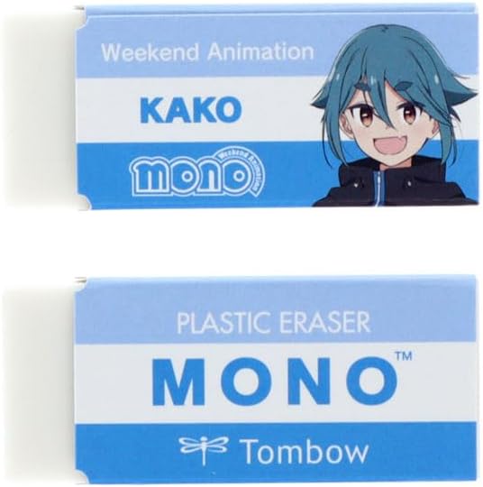 Detalle 2 de サンスター文具 S4291743 TVアニメ「mono」コラボ モノ消しゴム 5個セット