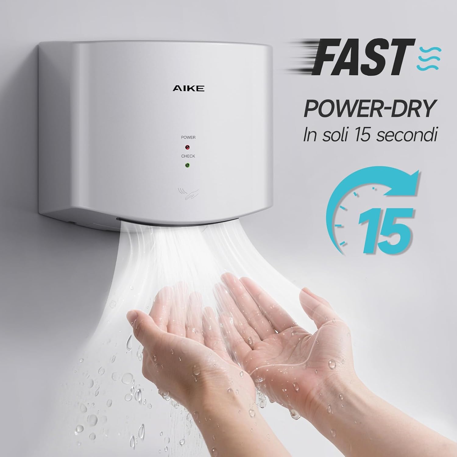 Thumbnail 1 de AIKE Air Wiper AK2630S asciugamani 1400W