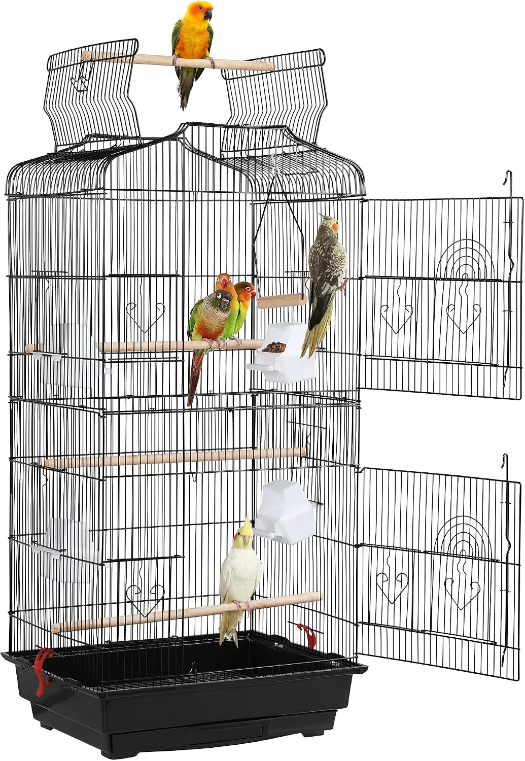 Detalle de Yaheetech 104cm Metal Parrot Cage