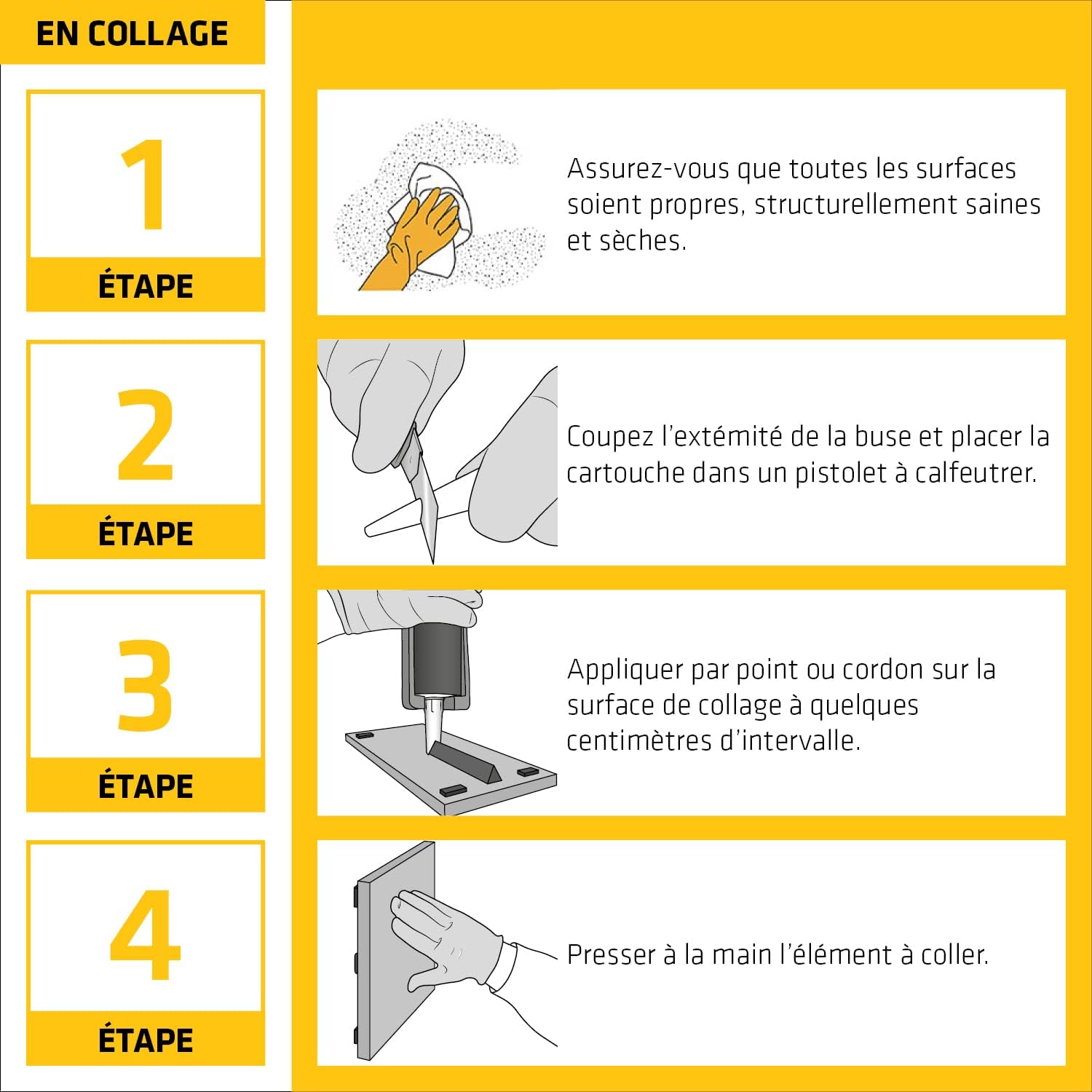 Thumbnail 4 de Sika Sikaflex PRO 11 FC Purform Beige – Mastic PU tout en 1, 300 ml