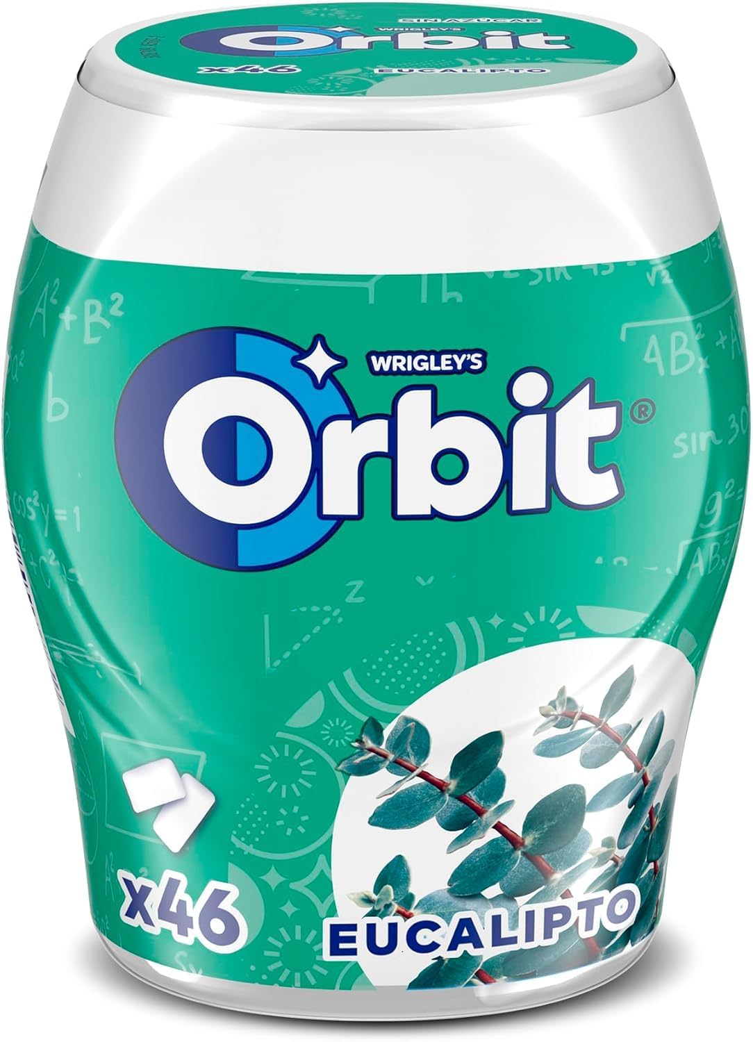 Detalle de Orbit Bote de Chicles Sin Azúcar Eucalipto 🌿 (6x46)