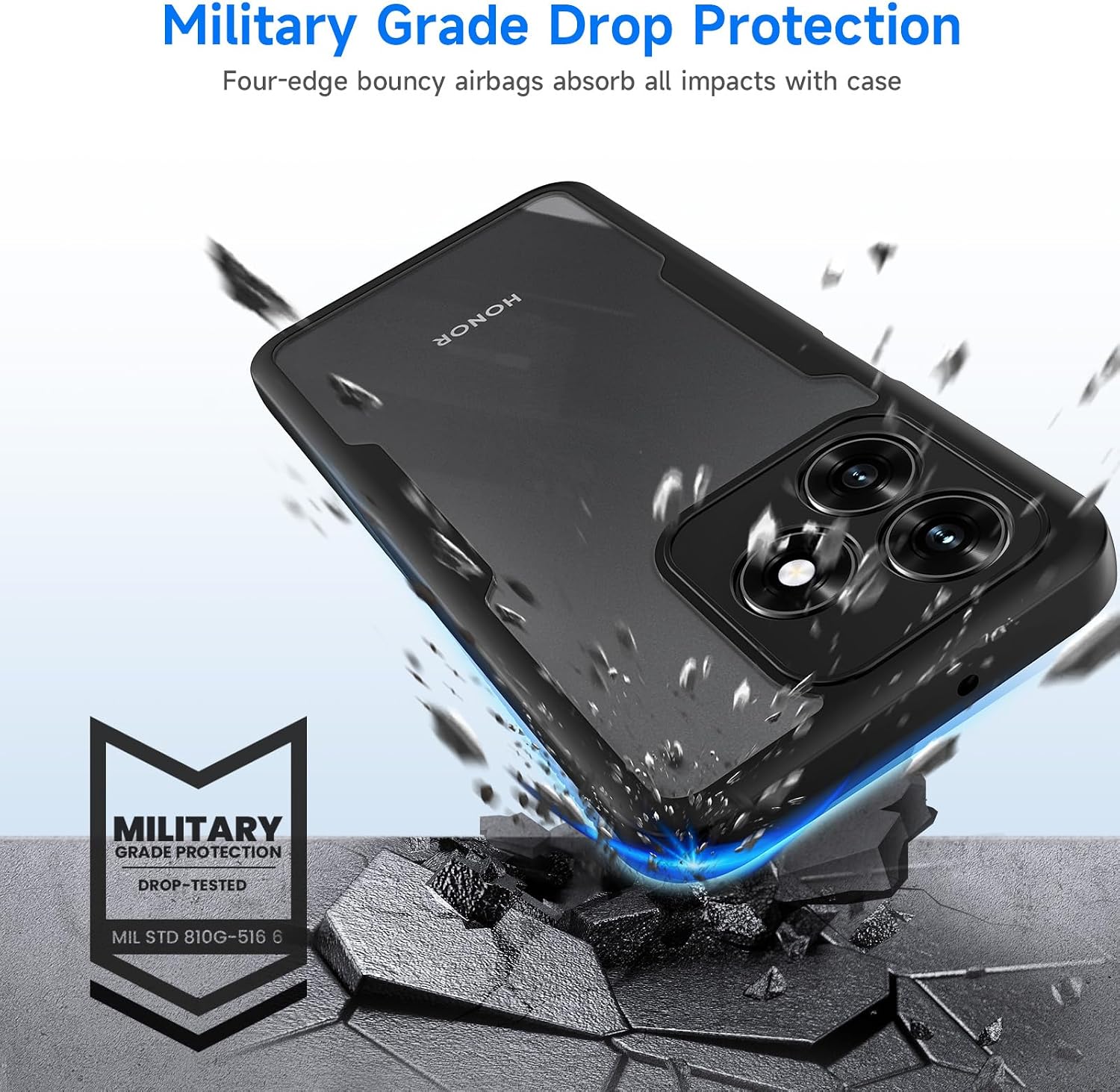 Detalle de Seacosmo Full-Body Case with Screen Protector for Honor X5C/X5C+ Plus