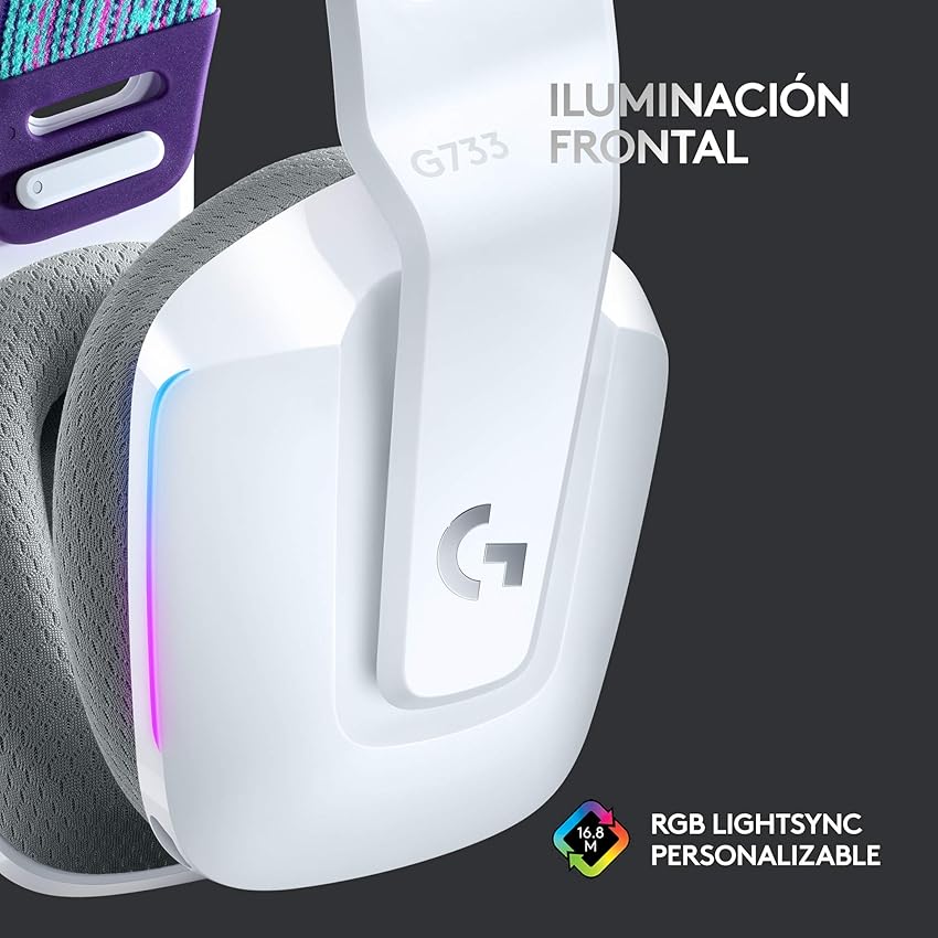 Thumbnail 3 de Logitech G733 LIGHTSPEED Gaming Headset 🎧, inalámbrico, RGB, 29h