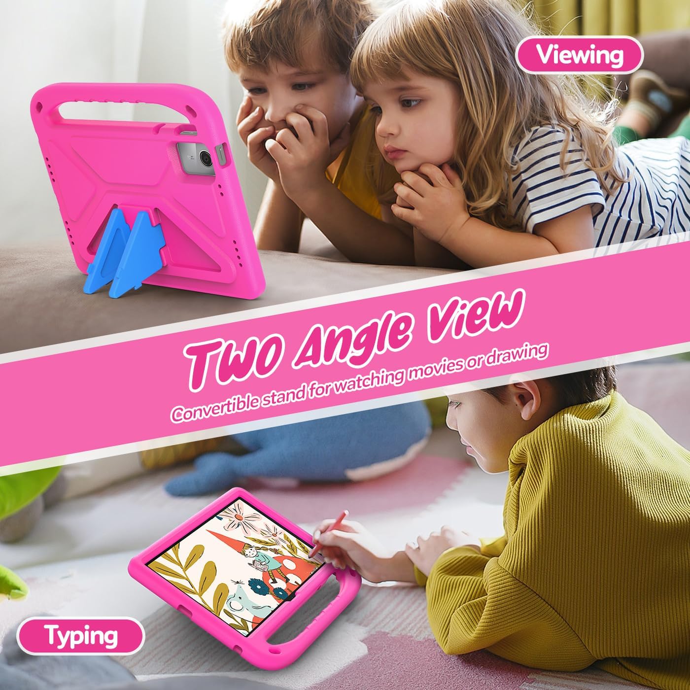 Thumbnail 4 de RollinCase Lenovo Tab M11 Hülle Magenta 11 Zoll