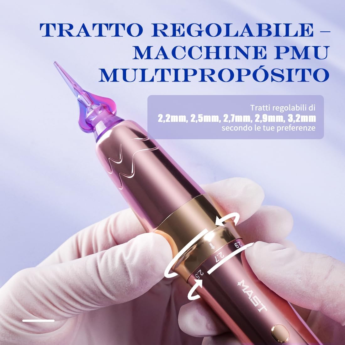 Thumbnail 2 de Mast P60 Penna per Tatuaggi Rotativa Senza Fili: versatilità, ergonomia e controllo su 2,2–3,2 mm