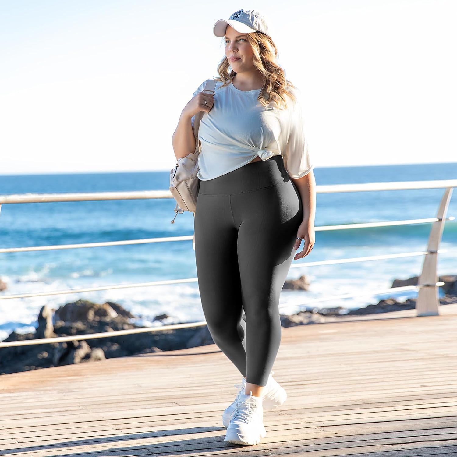 Thumbnail 2 de SINOPHANT High-Waist Leggings Damen (Große Größen) für Gym, Outdoor & Alltag