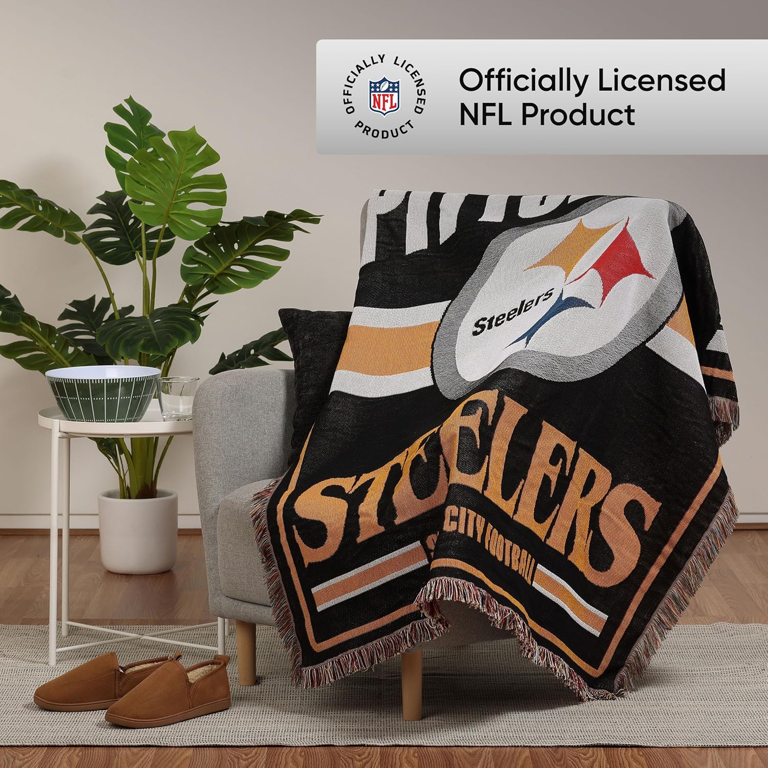 Thumbnail 1 de FOCO NFL Team Logo Woven Tapestry (46" x 60")