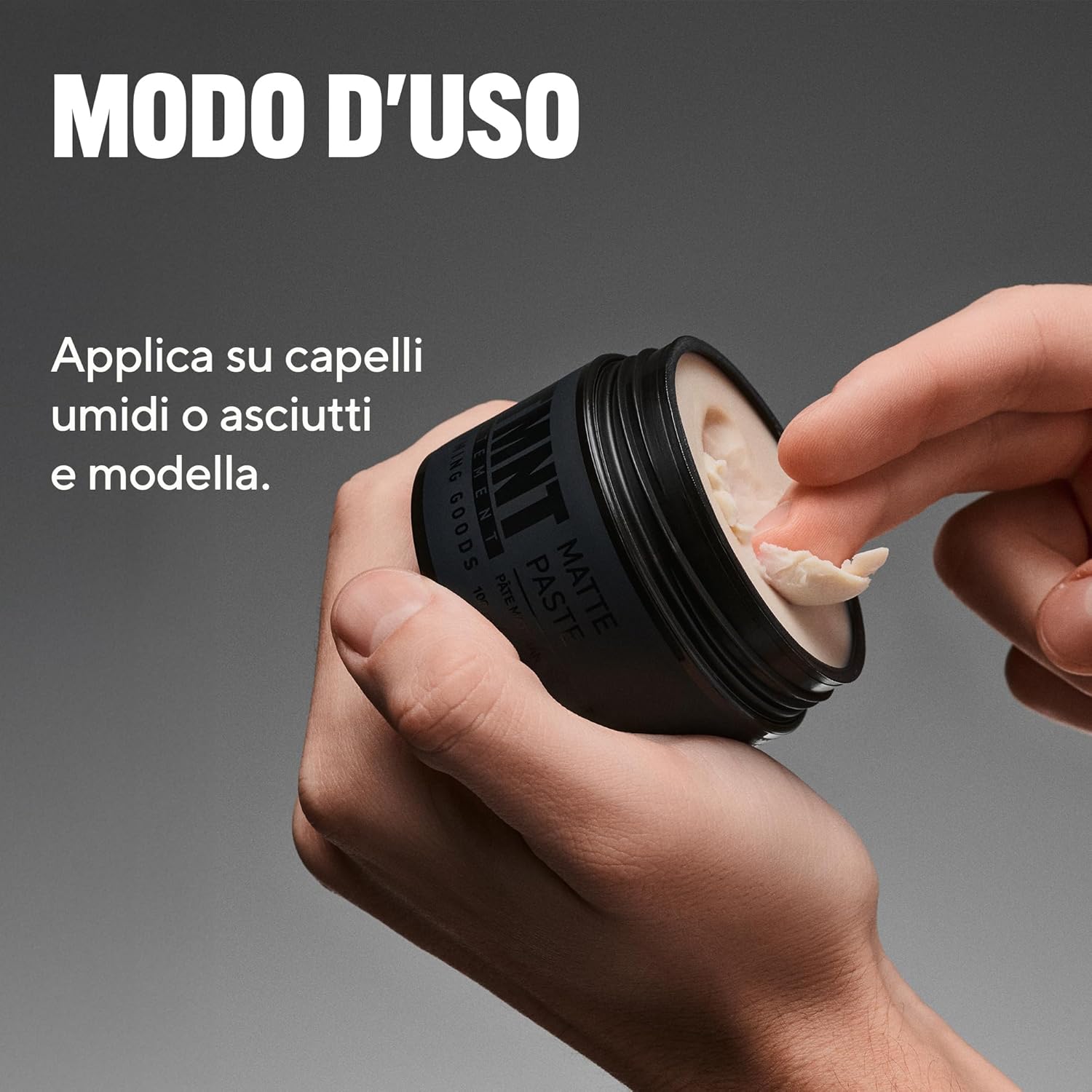 Thumbnail 2 de STMNT STATEMENT GROOMING GOODS Matte Paste – Cera per capelli uomo, effetto ultra matt e fissaggio forte (100 ml)