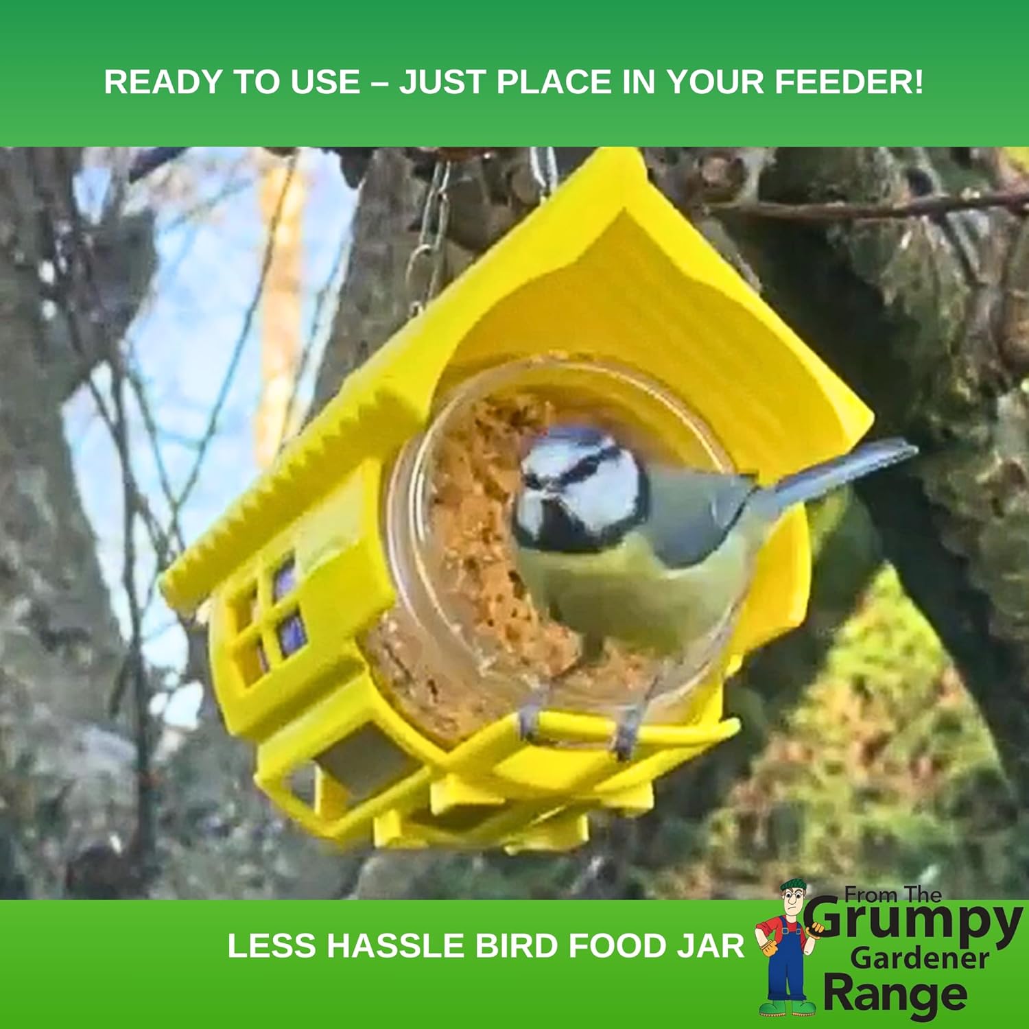 Thumbnail 1 de Grumpy Gardener NutPecker Peanut Butter Bird Food 8×330g 🐦