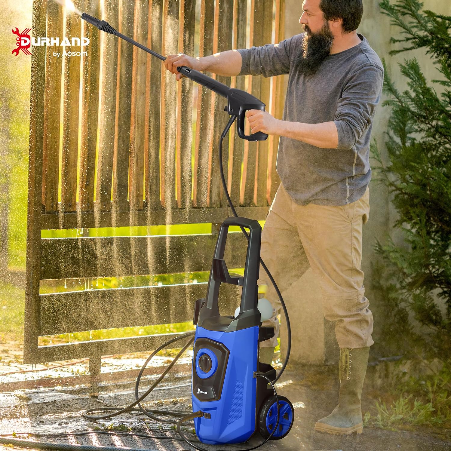 Thumbnail 1 de DURHAND 1800W jet washer 150 bar