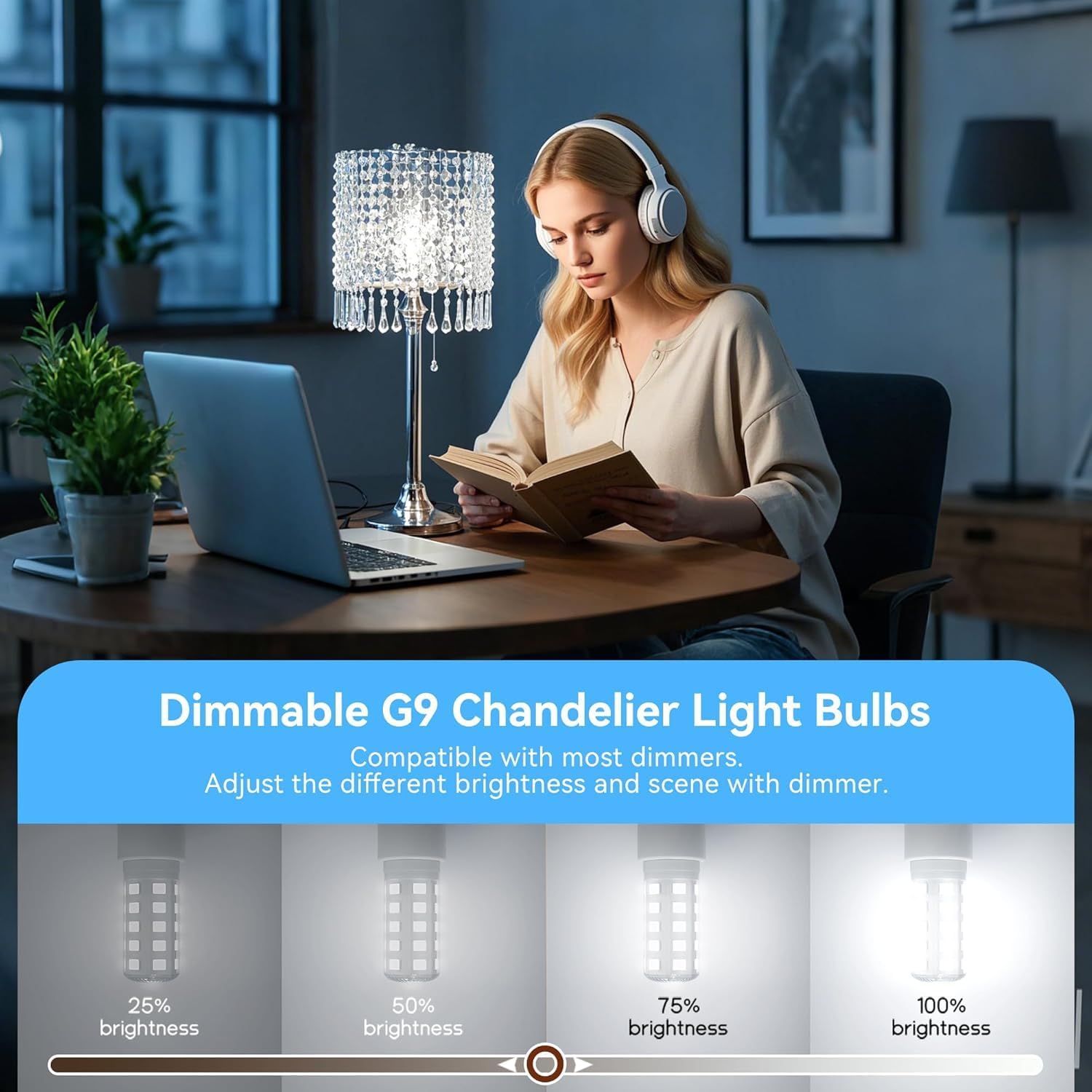 Detalle de TJOY G9 LED Bulbs, 24-Pack