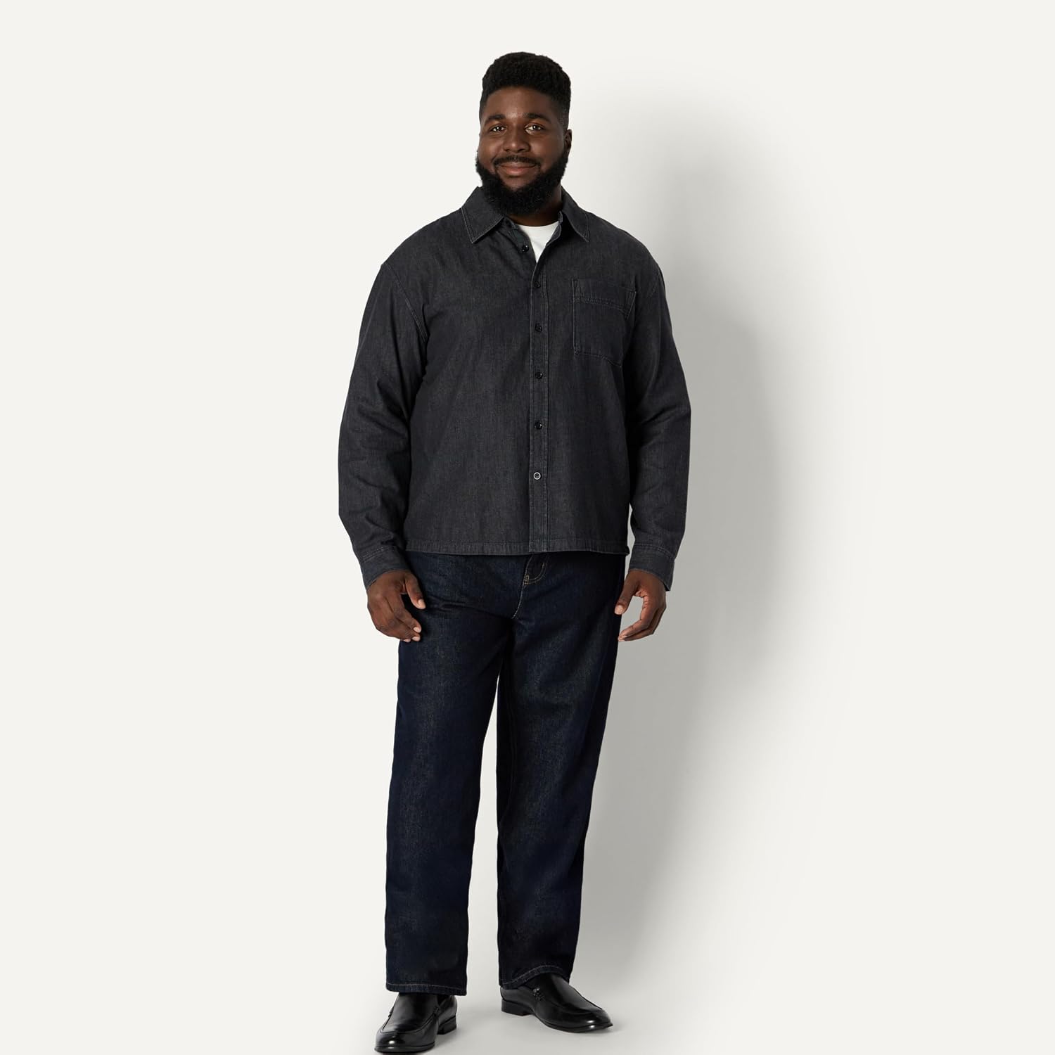 Thumbnail 6 de Amazon Essentials Herren Demis Favorit Oversize-Button-Down Jeanshemd