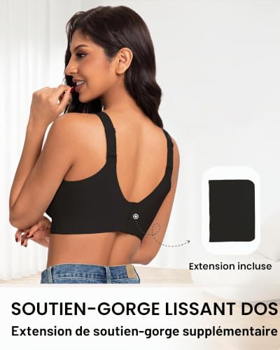 Detalle de HOWIN Soutien-gorge sans armature push-up grande taille avec bande jelly 360°