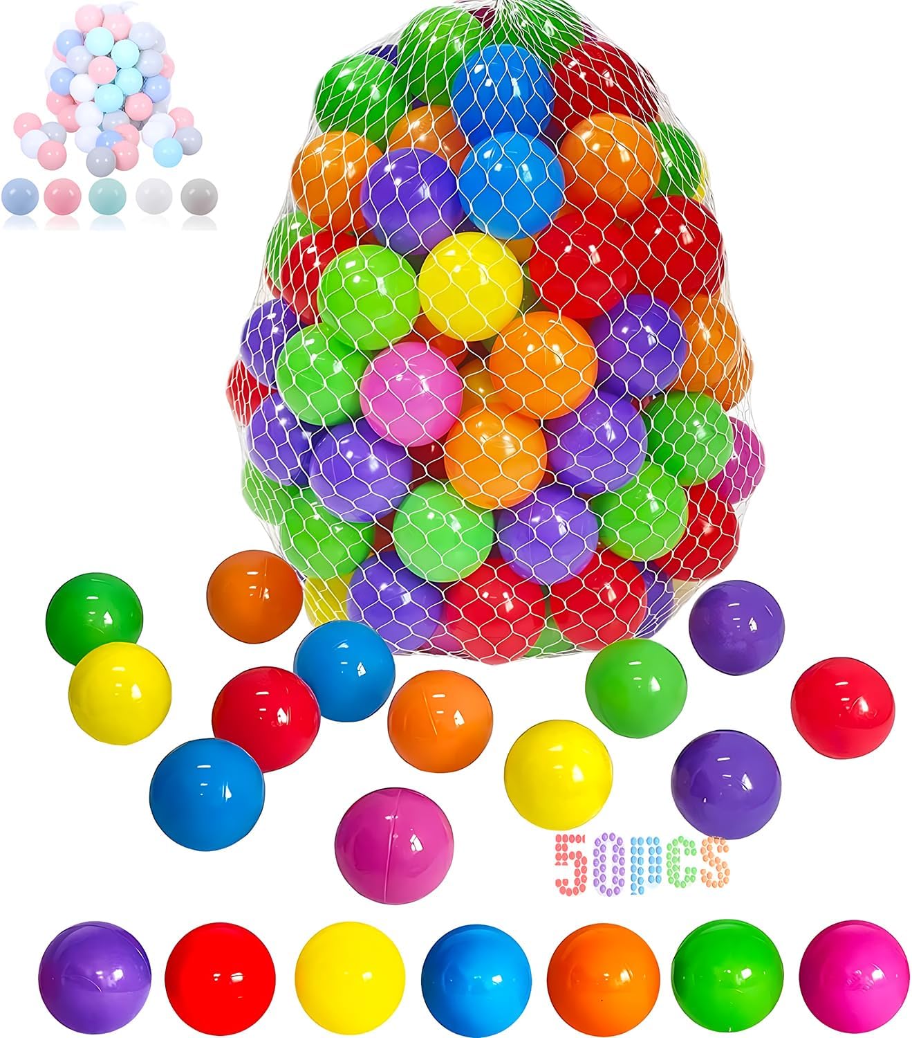 LANGXUN 200 Ball Pit Balls for Kids