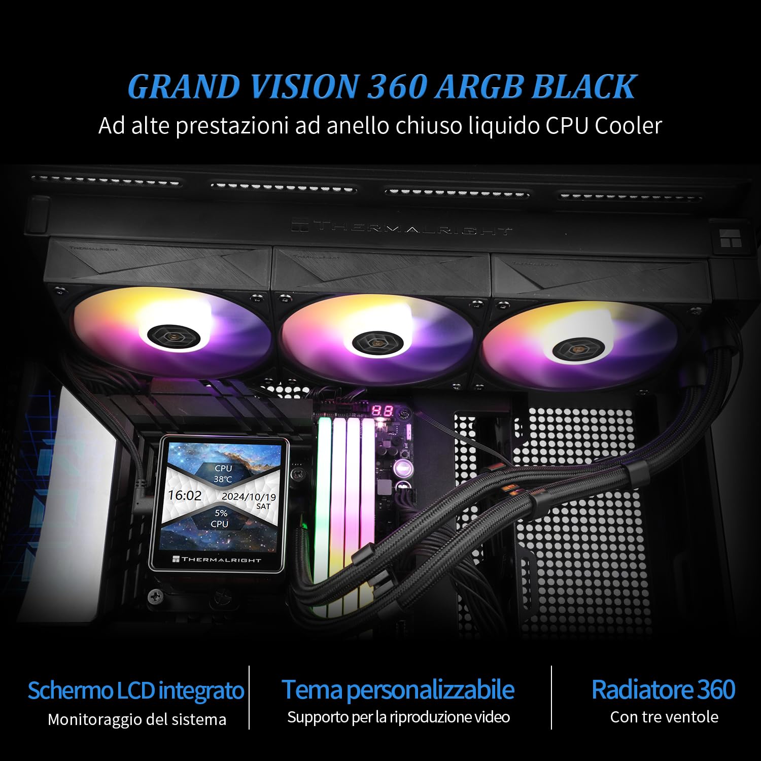 Detalle 1 de TR Grand Vision 360 ARGB refrigeración