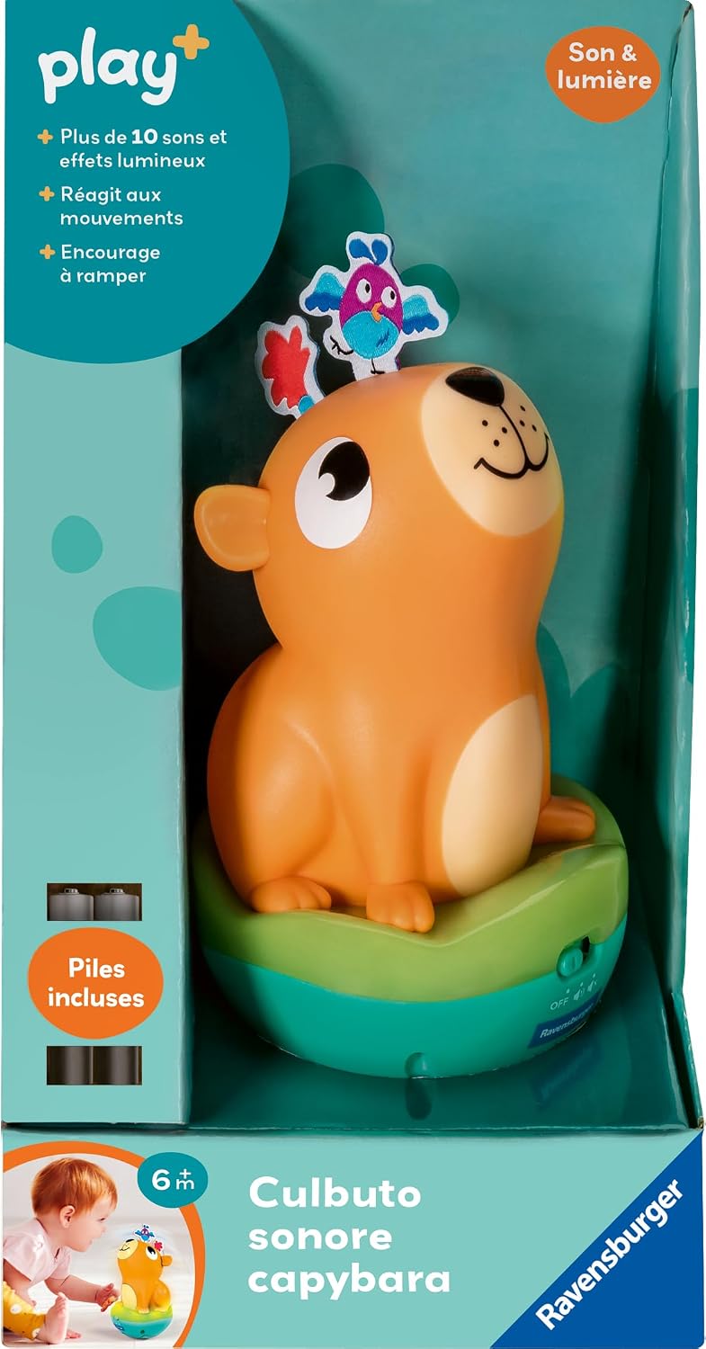 Thumbnail 1 de Ravensburger Play+ Culbuto Sonore Lumineux Capybara – Jouet bébé 6 mois