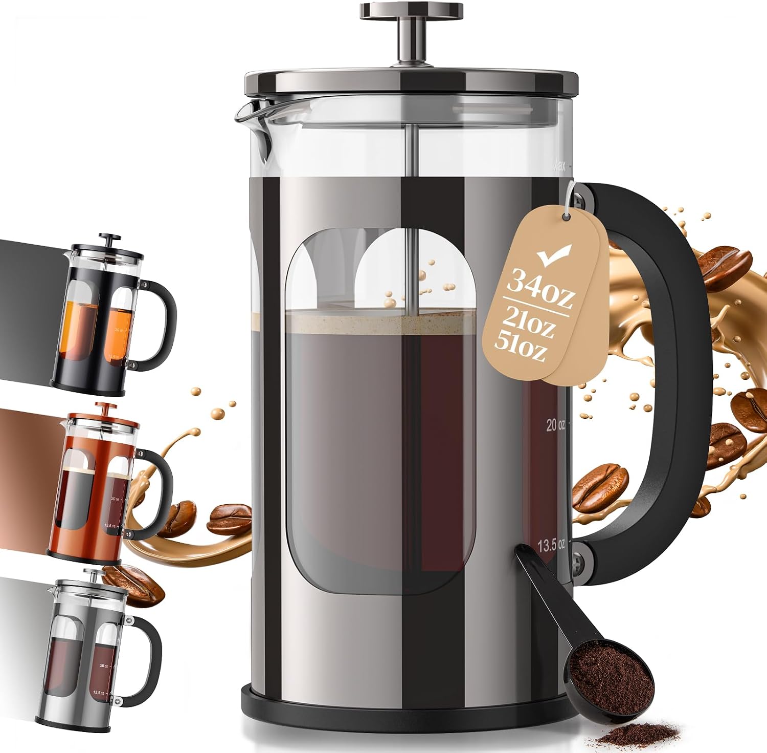 Veken French Press 34oz