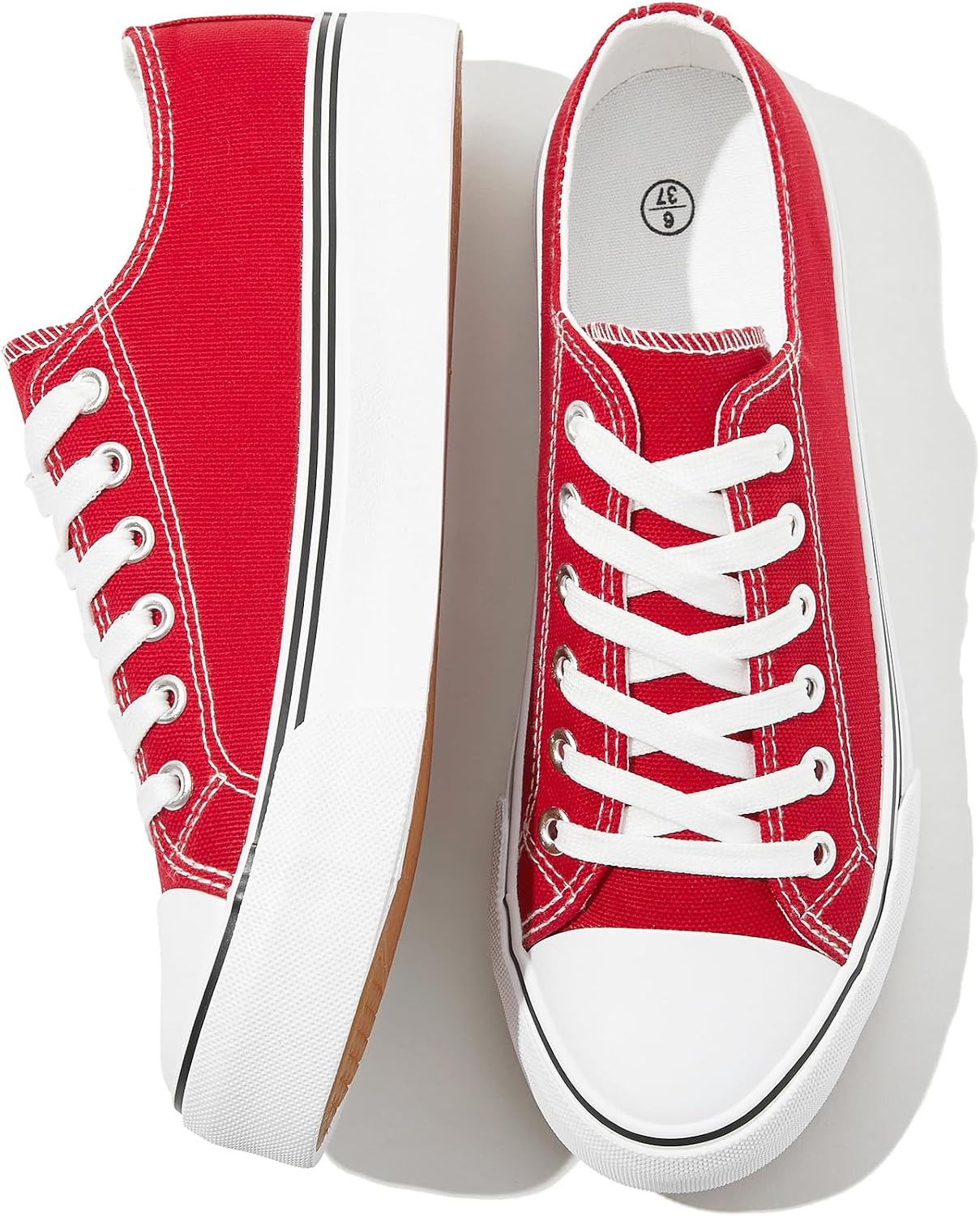 Thumbnail 1 de FRACORA Womens Canvas Low Top Sneakers