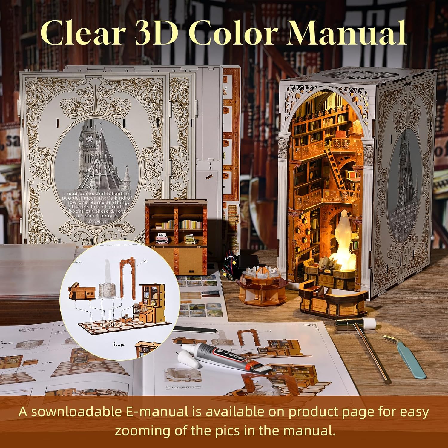 Thumbnail 5 de MiniCity Book Nook Kit