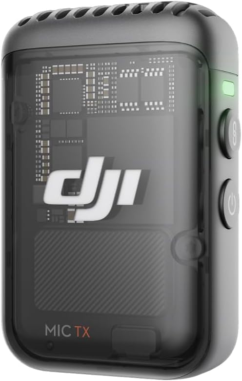 Thumbnail 6 de Émetteur DJI Mic 2 (Blanc nacré) – Microphone sans fil avec réduction intelligente du bruit et enregistrement interne