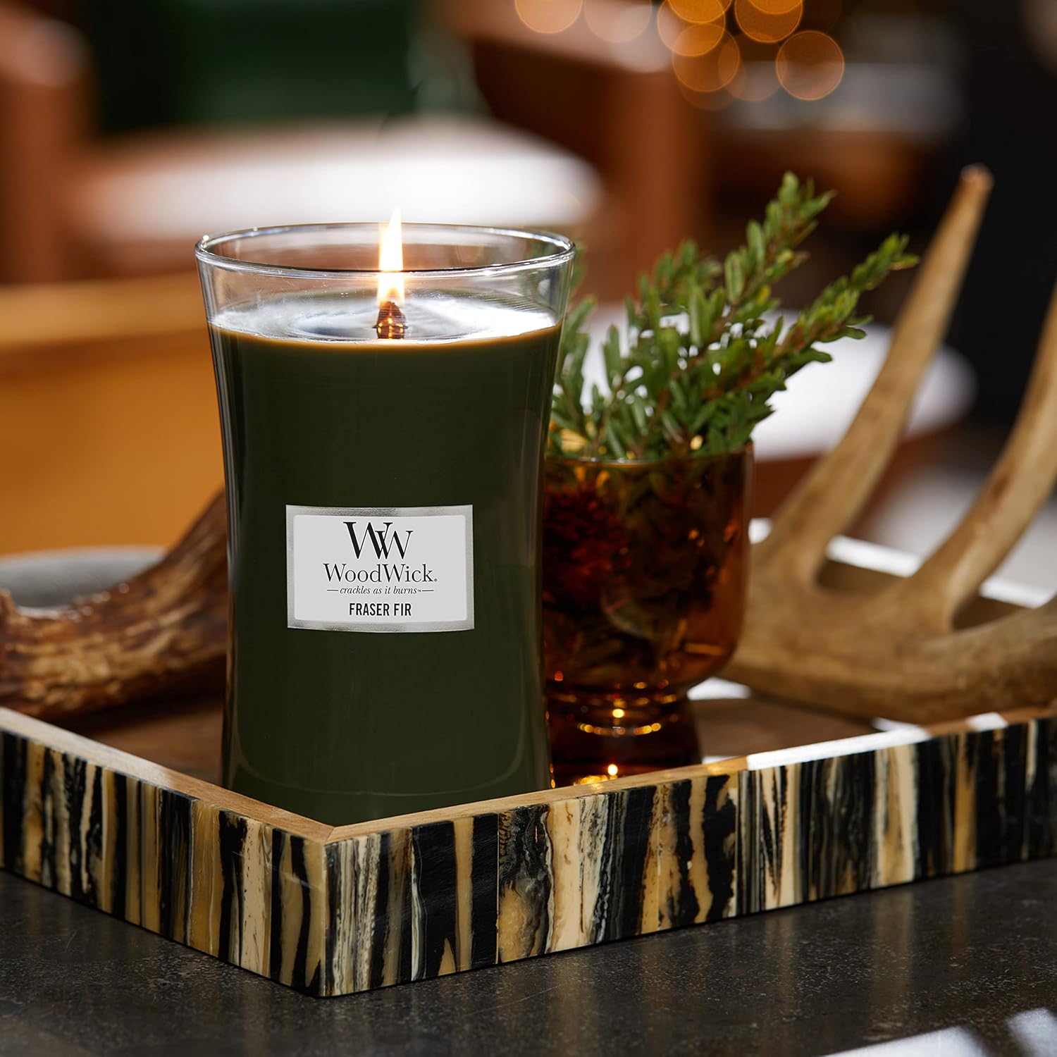 Thumbnail 4 de WoodWick Fraser Fir Hourglass Candle 130h