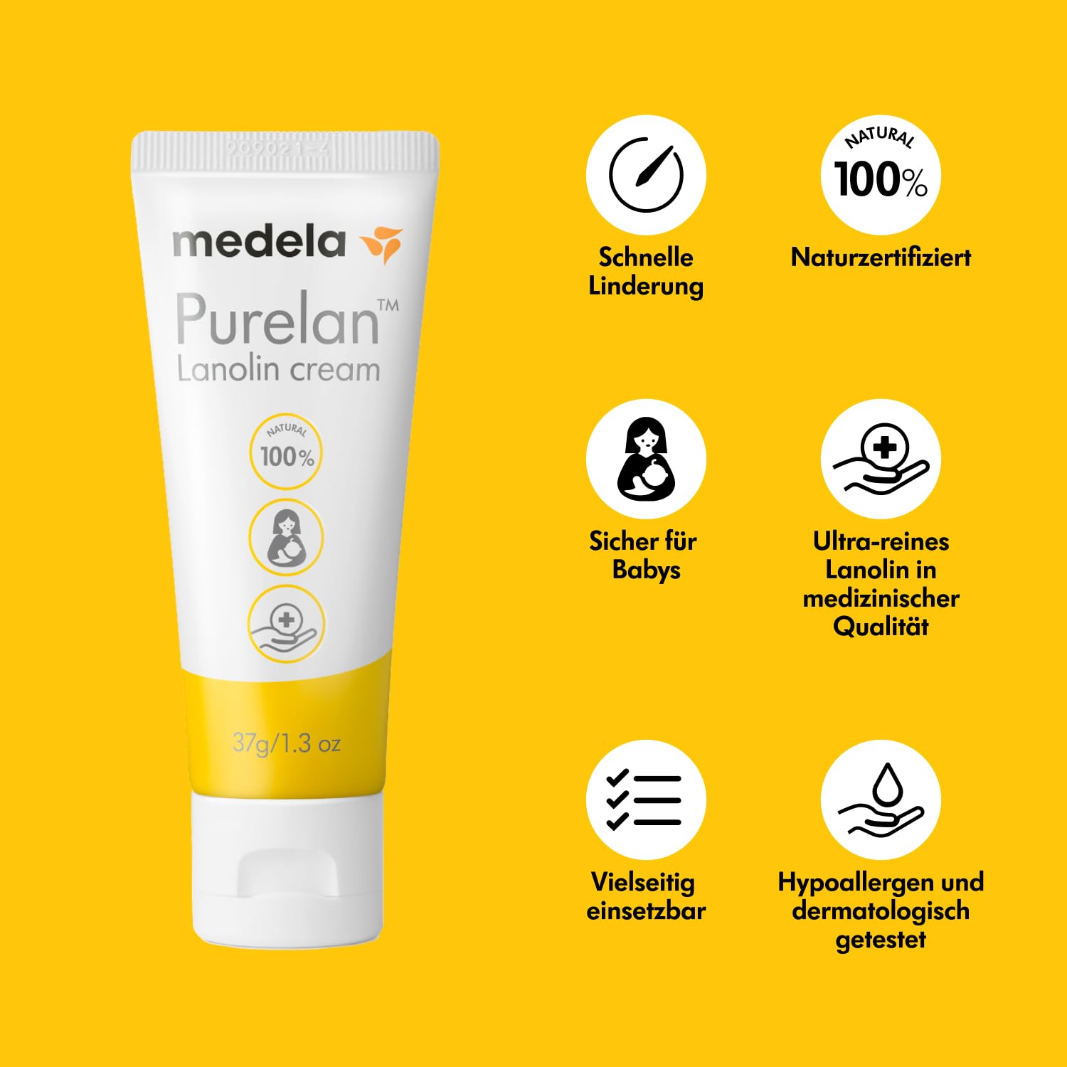 Detalle de Medela Purelan Brustwarzensalbe 37 g