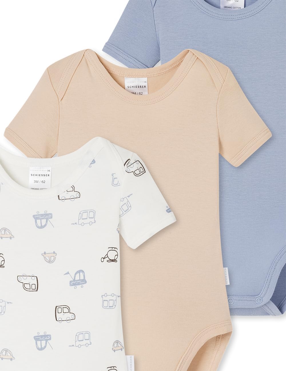 Thumbnail 1 de Schiesser Baby-Mädchen Kleinkind Unterwäsche-Satz – 3er-Set Bodys 1/2 für Baby