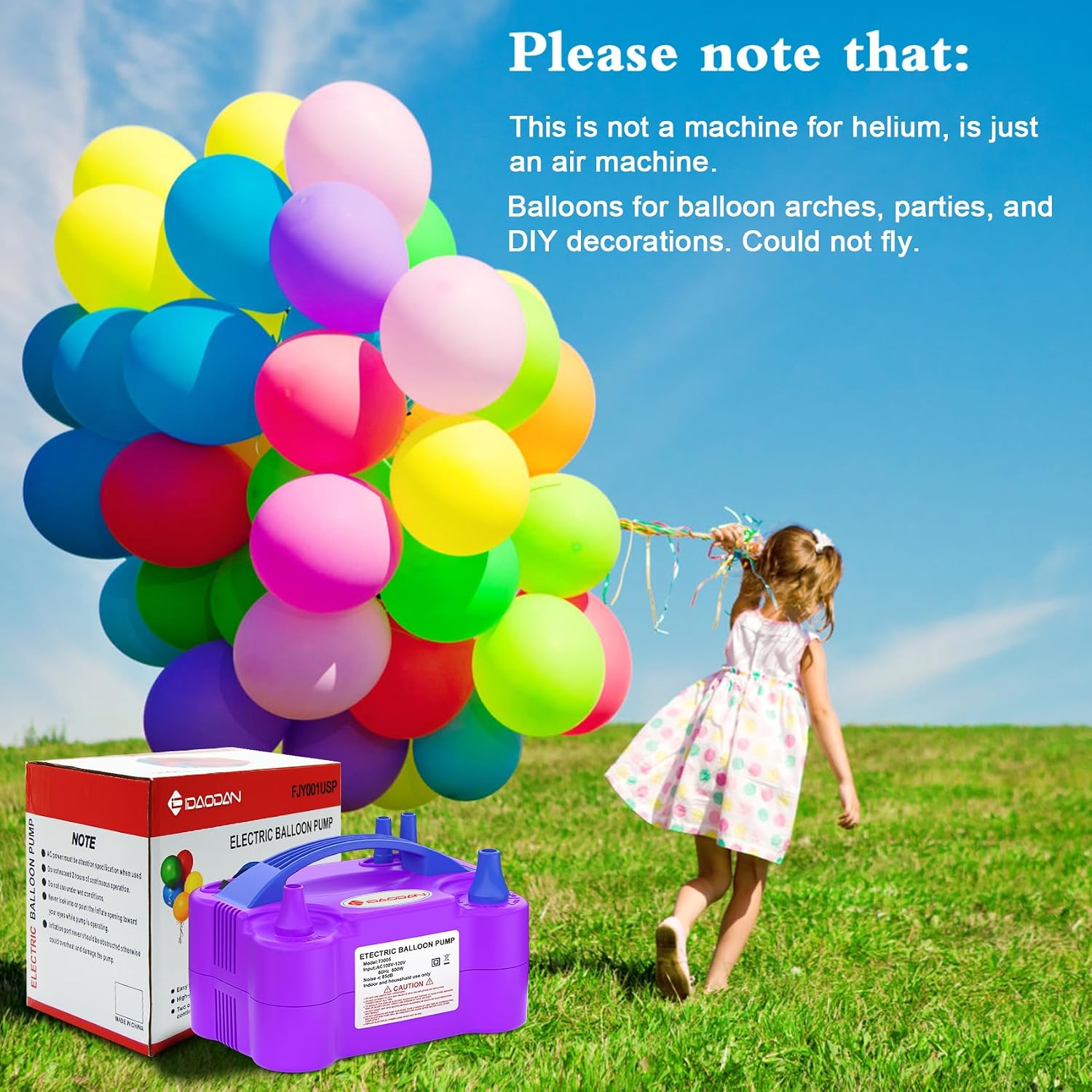 Thumbnail 6 de IDAODAN Electric Balloon Pump 600W
