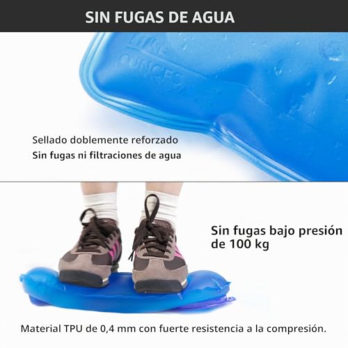 Detalle de Unigear Bolsa de Agua para Mochila de Hidratación con Tubo Desmontable