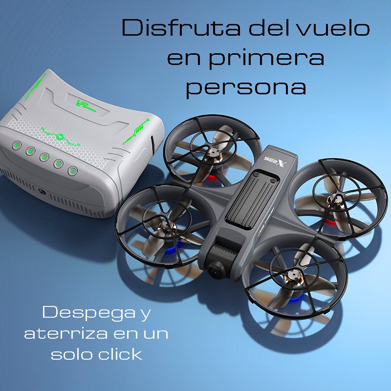 Detalle de Voltrock X226 FPV: dron con cámara y gafas FPV inmersivas